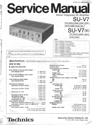 Technics-SUV-7-Service-Manual电路原理图.pdf