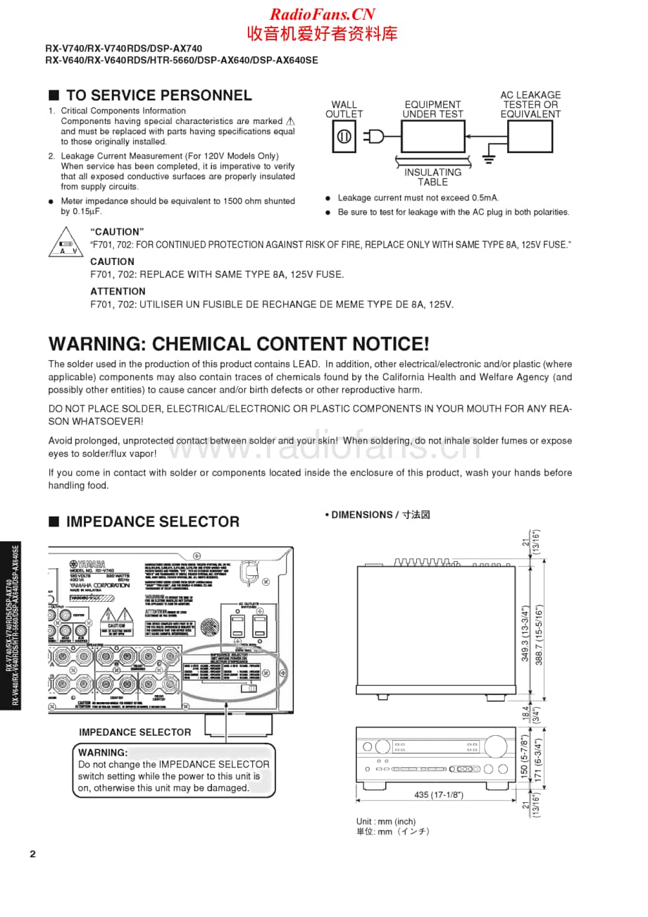 Yamaha-HTR-5660-Service-Manual电路原理图.pdf_第2页