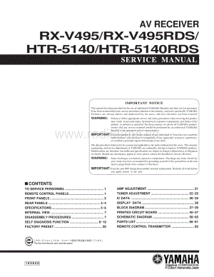 Yamaha-RXV-495-RDS-Schematic电路原理图.pdf