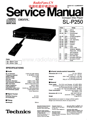 Technics-SLP-250-Service-Manual电路原理图.pdf