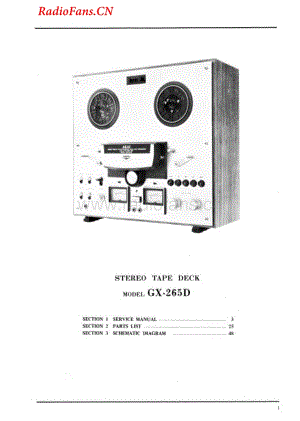 Akai-GX265D-tape-sm维修电路图 手册.pdf