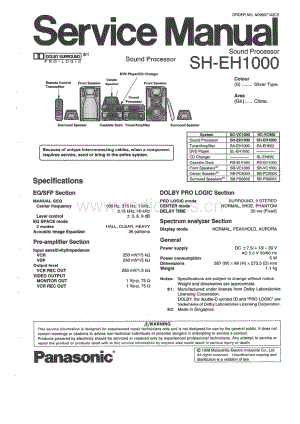Technics-SHEH-1000-Service-Manual电路原理图.pdf