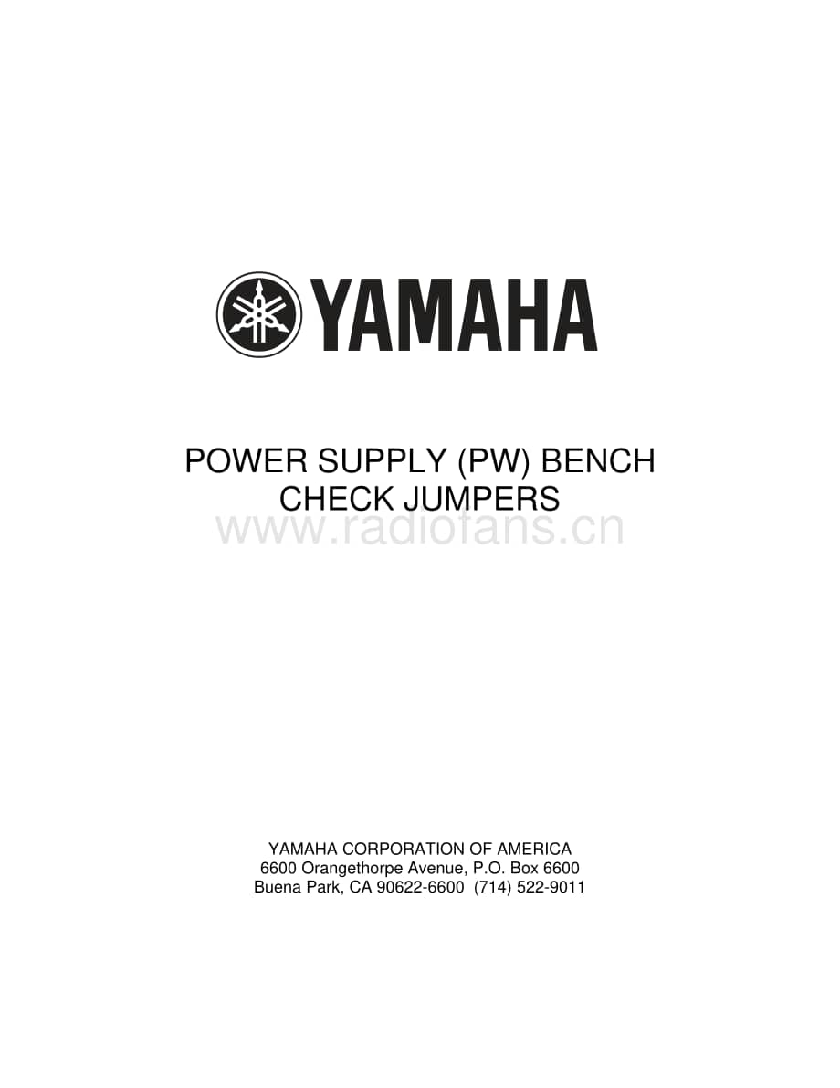 Yamaha-PW-POWER-SUPPLY-Service-Manual电路原理图.pdf_第1页