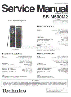 Technics-SBM-500-M-2-Service-Manual电路原理图.pdf
