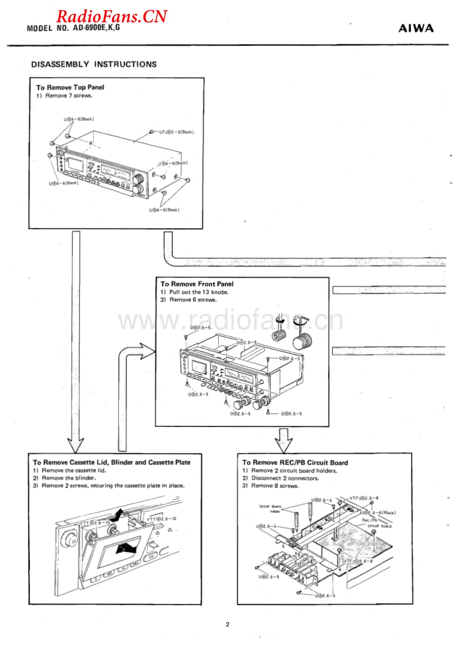 Aiwa-AD6900E-tape-sm维修电路图 手册.pdf_第2页