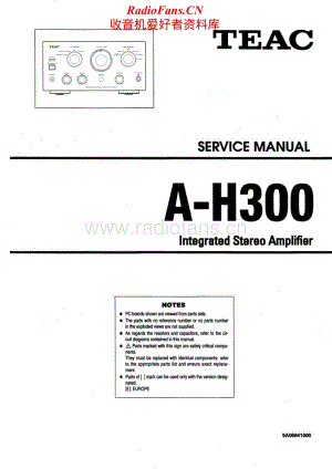 Teac-A-H300-Service-Manual电路原理图.pdf