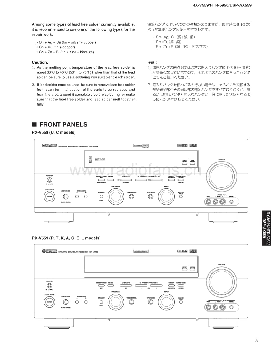 Yamaha-HTR-5950-Service-Manual电路原理图.pdf_第3页