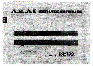 Akai-DT100-timer-sm维修电路图 手册.pdf