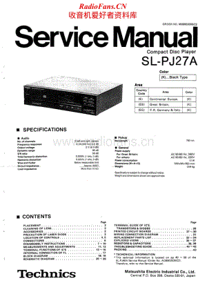 Technics-SLPJ-27-A-Service-Manual电路原理图.pdf