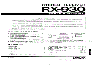 Yamaha-RX-930-Service-Manual电路原理图.pdf