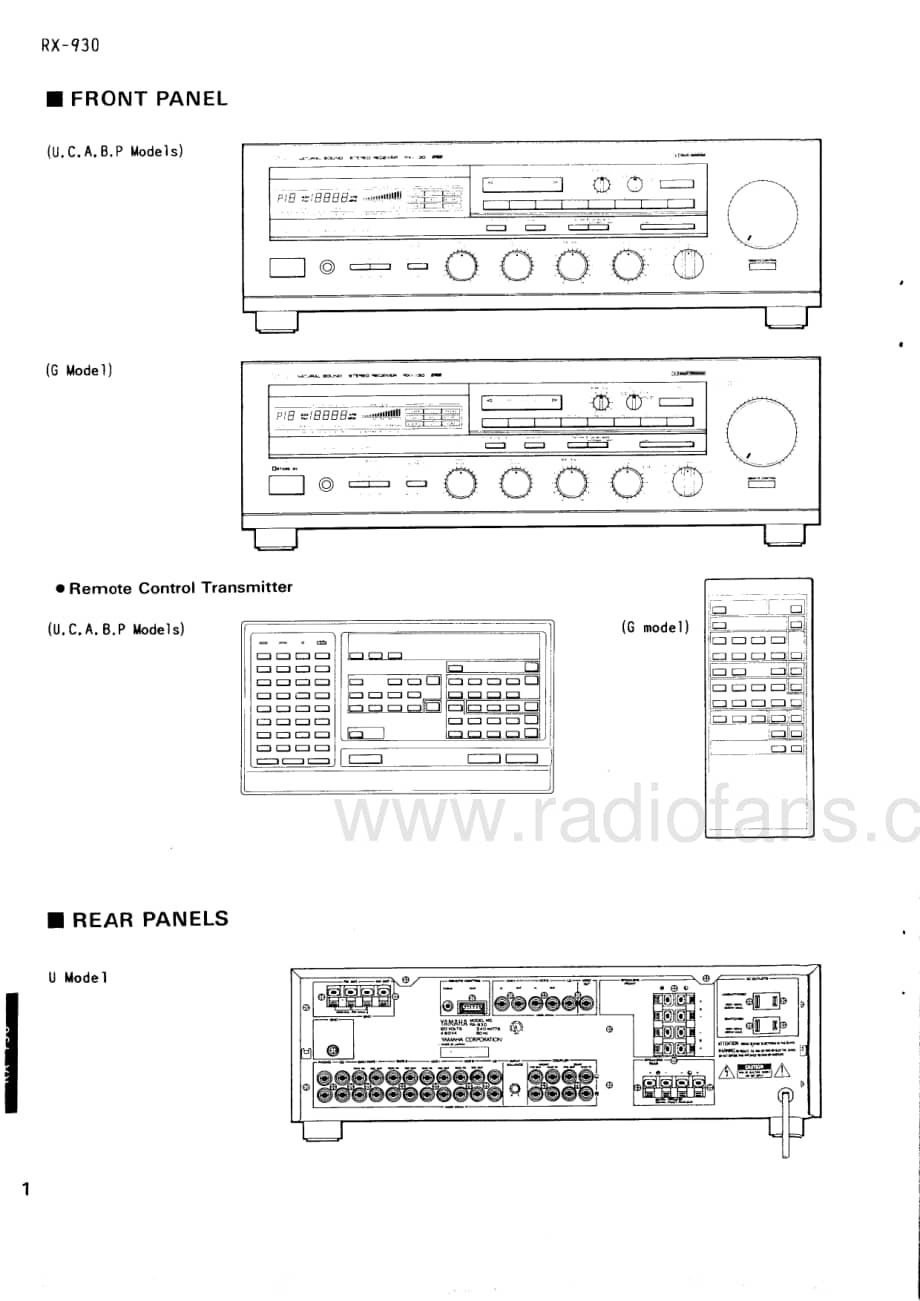 Yamaha-RX-930-Service-Manual电路原理图.pdf_第2页