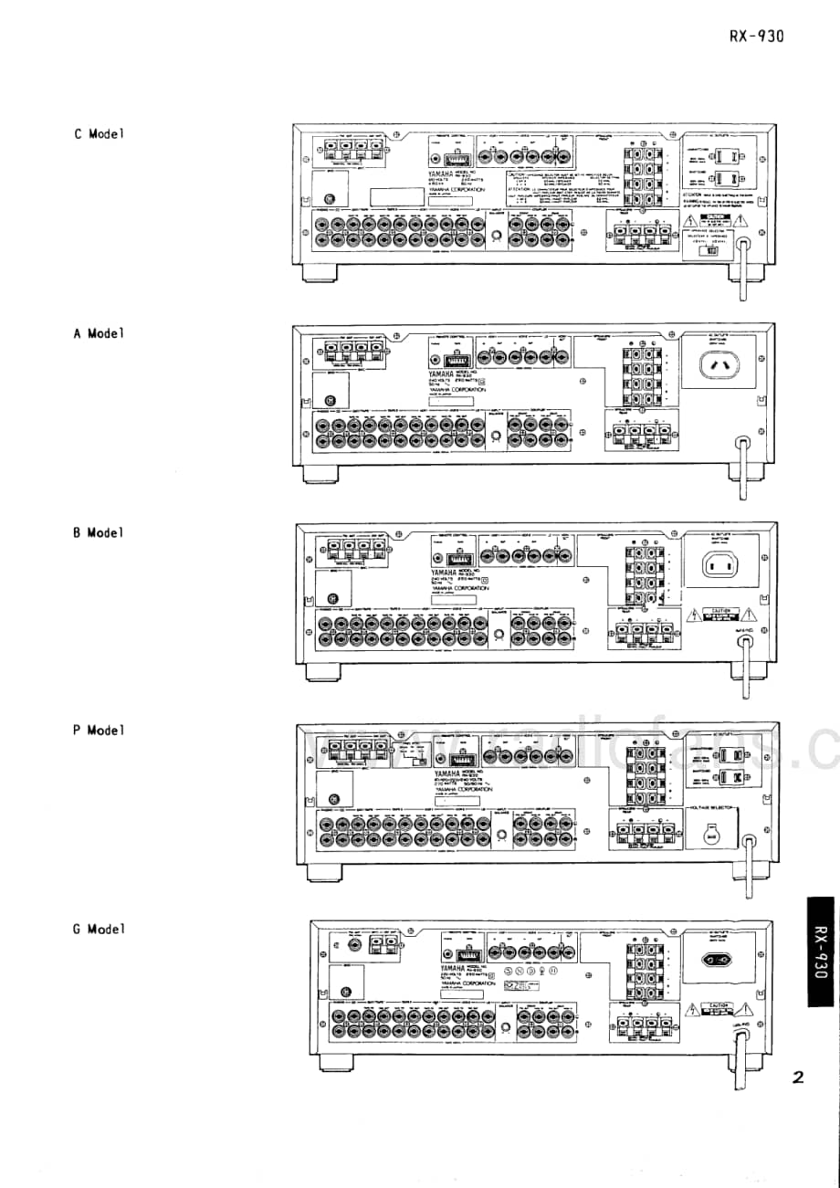 Yamaha-RX-930-Service-Manual电路原理图.pdf_第3页