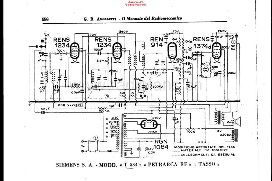 Telefunken-534-Schematic电路原理图.pdf_第1页