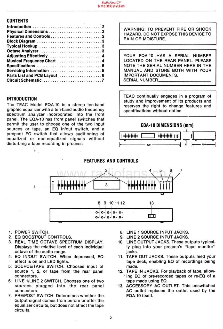 Teac-EQA-10-Service-Manual电路原理图.pdf_第2页