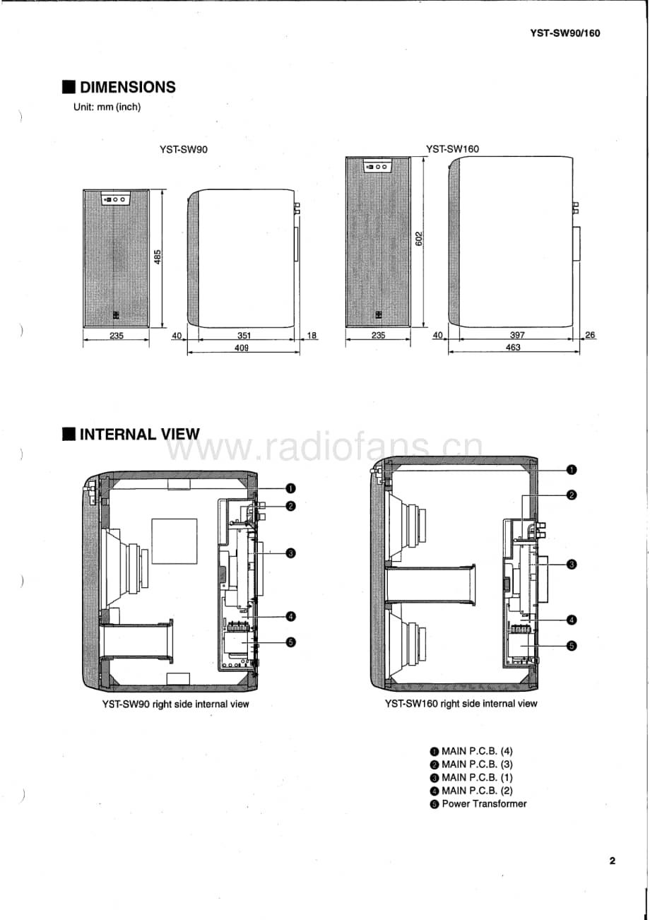 Yamaha-YSTSW-90-Service-Manual电路原理图.pdf_第3页