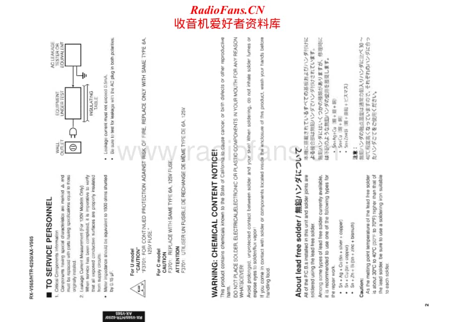 Yamaha-AXV-565-Service-Manual电路原理图.pdf_第2页
