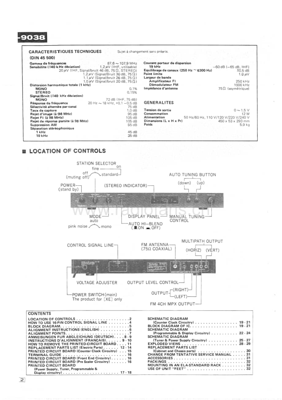 Technics-ST-9038-Service-Manual电路原理图.pdf_第2页