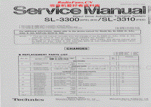 Technics-SL-3300-SL-3310-Service-Manual电路原理图.pdf