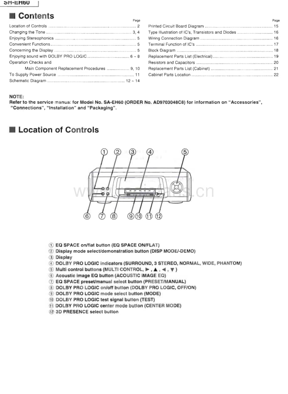 Technics-SHEH-60-Service-Manual电路原理图.pdf_第2页