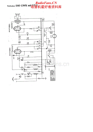 Telefunken-1345-GWK-Schematic-2电路原理图.pdf