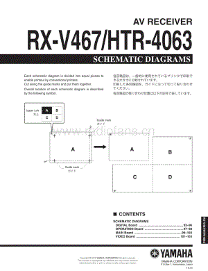 Yamaha-RXV-467-Schematic电路原理图.pdf