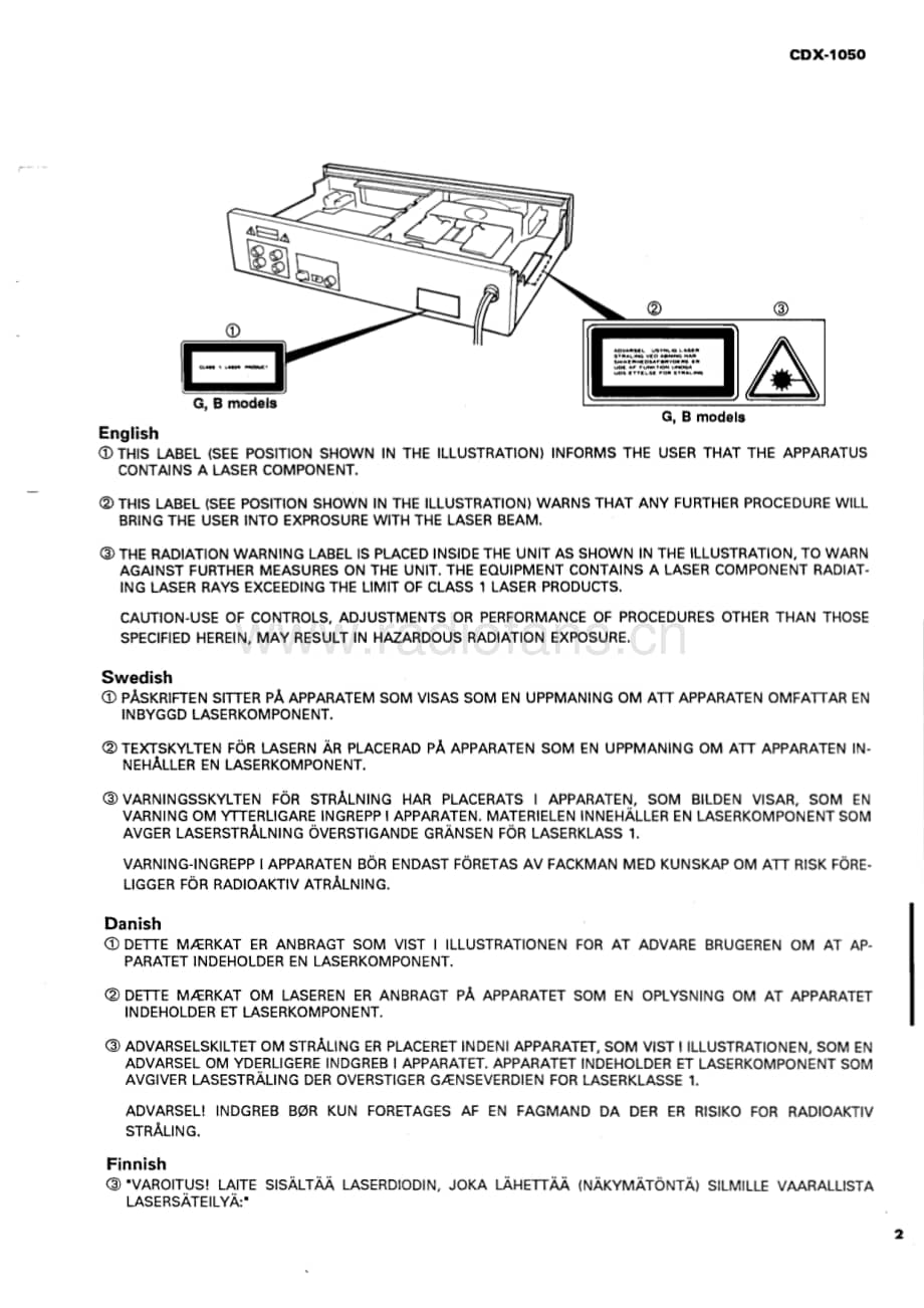 Yamaha-cdx-1050-Service-Manual电路原理图.pdf_第3页