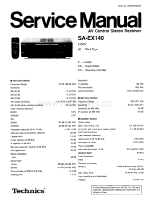 Technics-SAEX-140-Service-Manual电路原理图.pdf