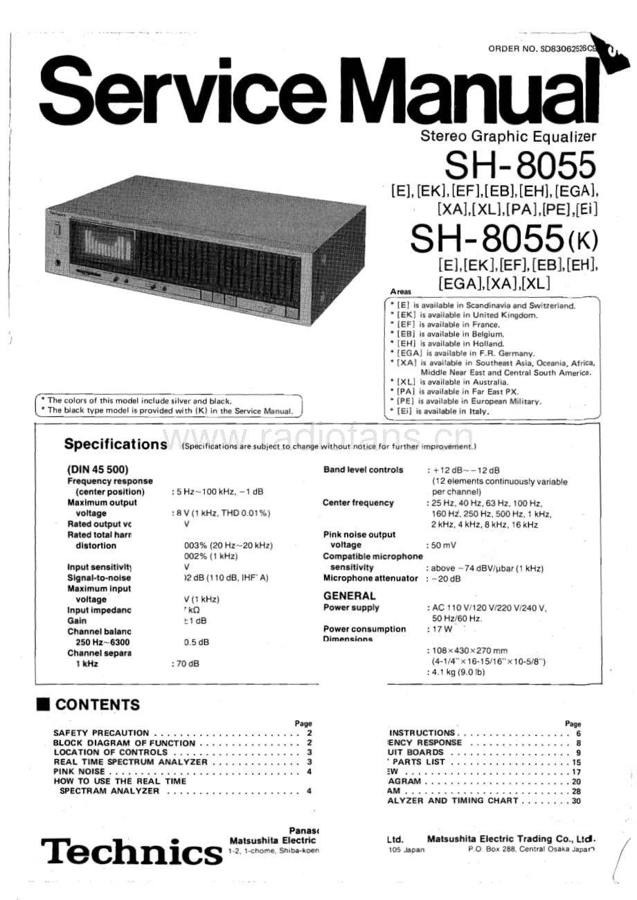 Technics-SH-8055-Service-Manual电路原理图.pdf_第1页