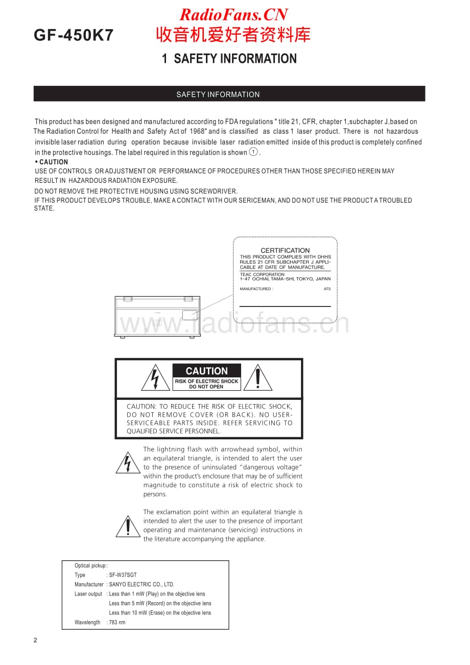 Teac-GF-450-K7-Service-Manual电路原理图.pdf_第2页