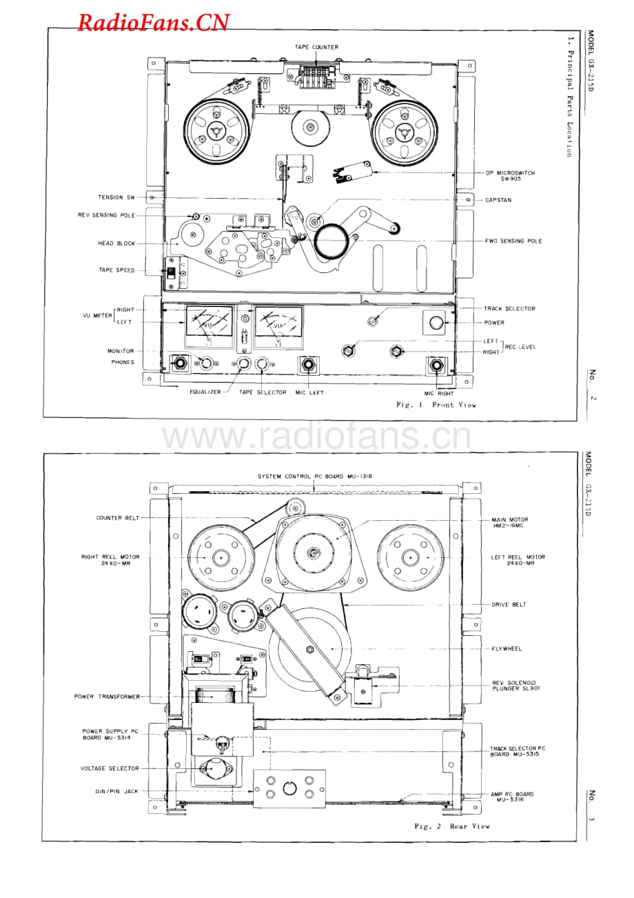 Akai-GX215D-tape-sm3维修电路图 手册.pdf_第2页