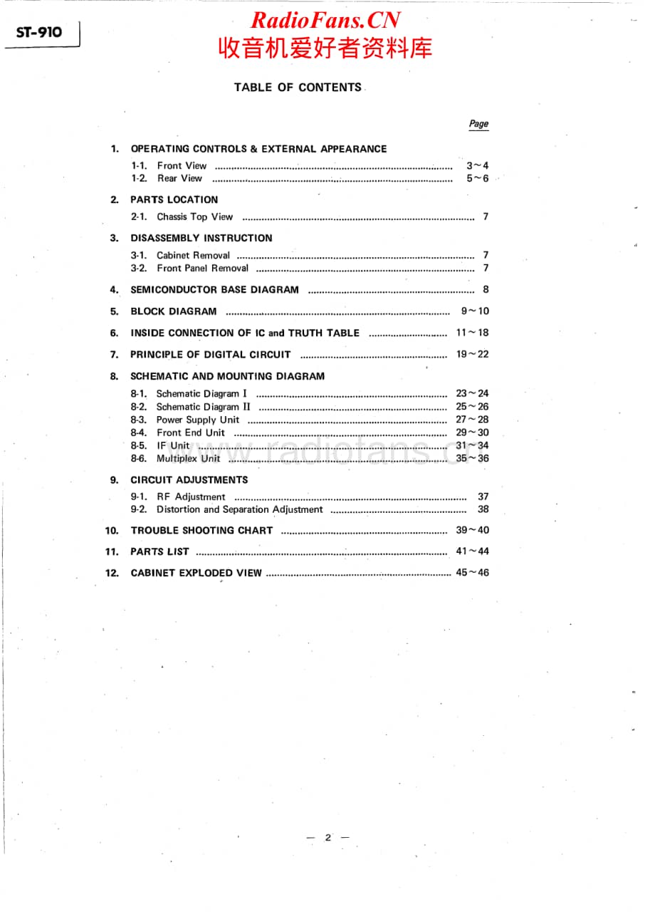 Toshiba-ST-910-Service-Manual电路原理图.pdf_第2页