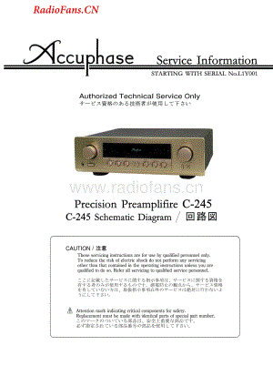 Accuphase-C245-pre-sm维修电路图 手册.pdf