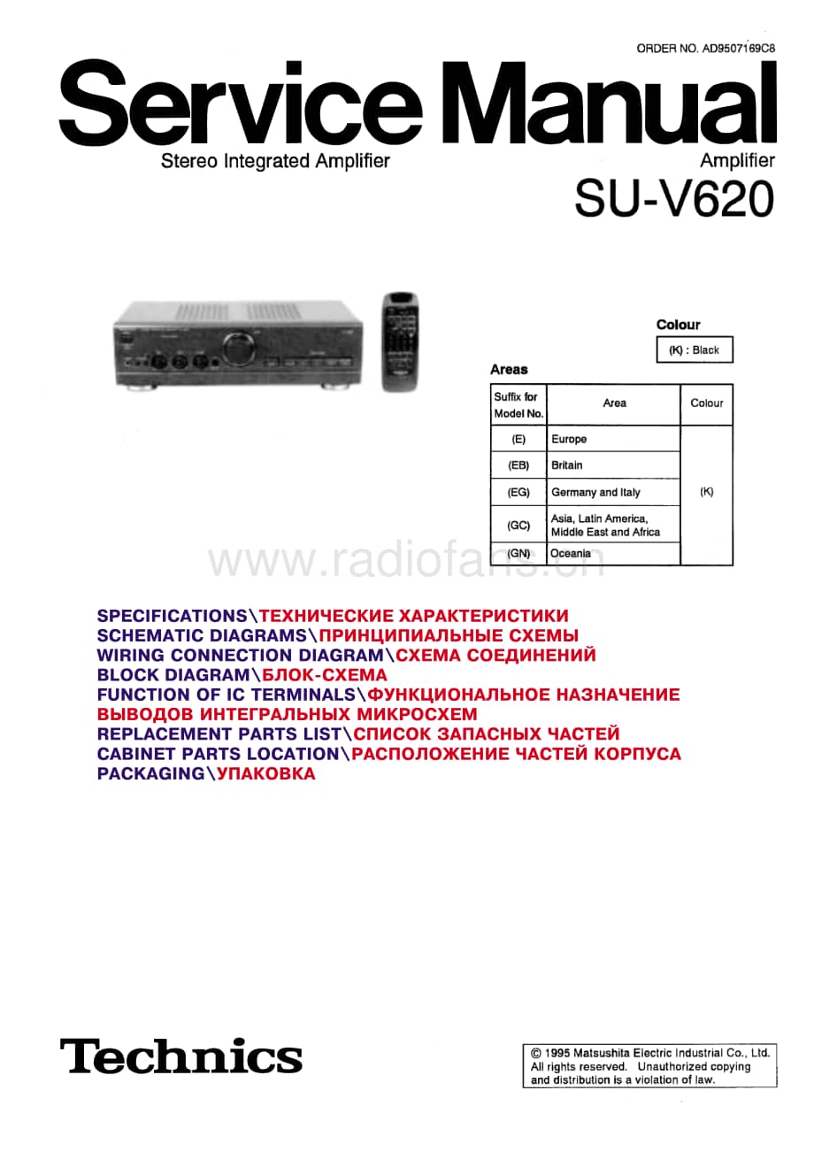 Technics-SUVX-620-Service-Manual电路原理图.pdf_第1页