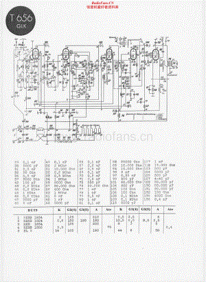 Telefunken-656-GLK-Schematic电路原理图.pdf