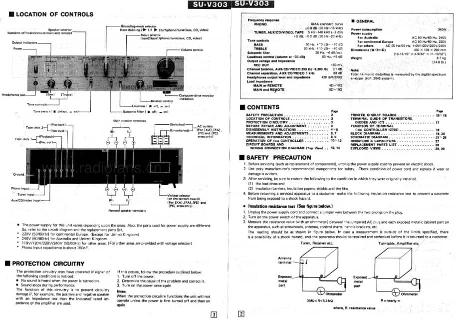 Technics-SUV-303-Service-Manual电路原理图.pdf_第2页
