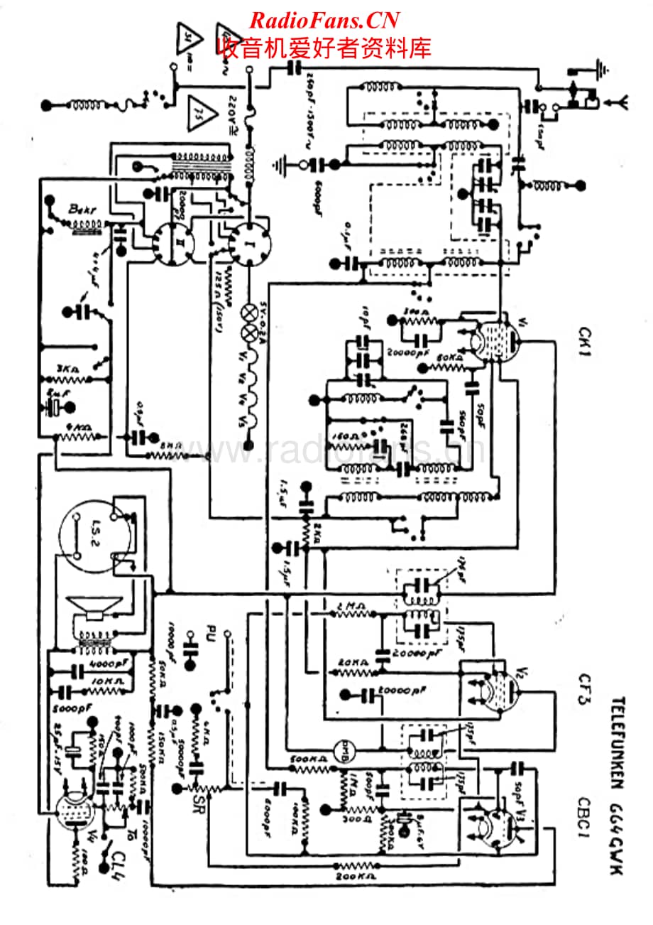 Telefunken-664-GW-Schematic电路原理图.pdf_第1页
