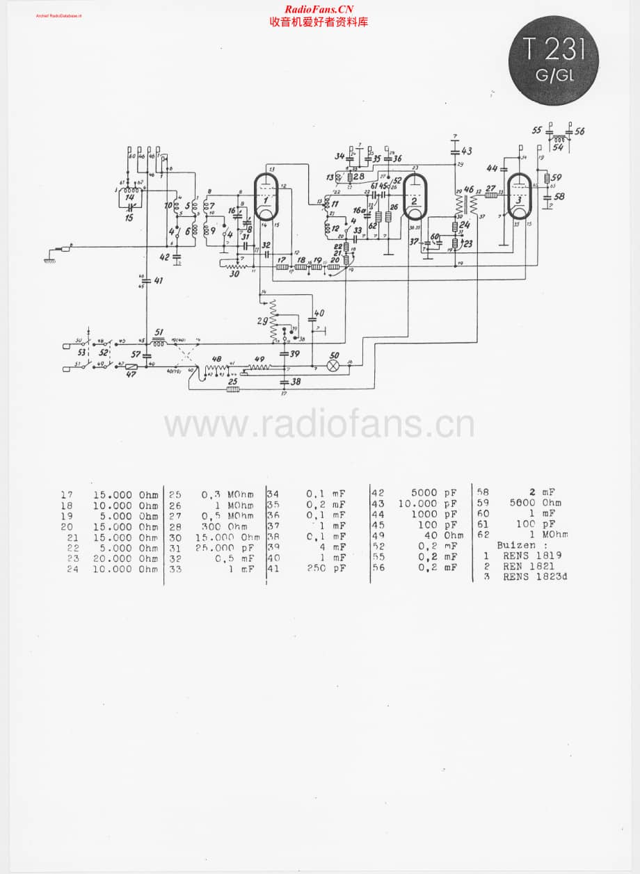 Telefunken-231-GL-Schematic电路原理图.pdf_第1页