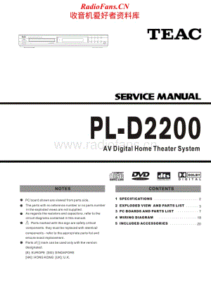 Teac-PL-D2200-Service-Manual电路原理图.pdf