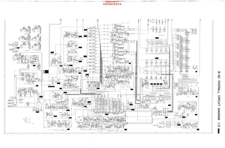 Yamaha-B-60-Schematic电路原理图.pdf_第1页