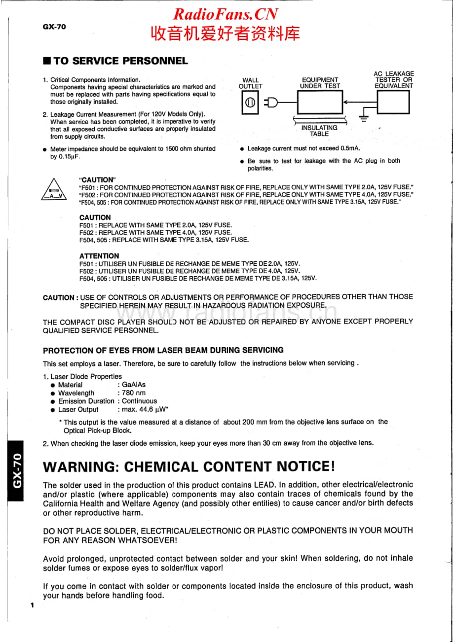 Yamaha-GX-70-Service-Manual电路原理图.pdf_第2页