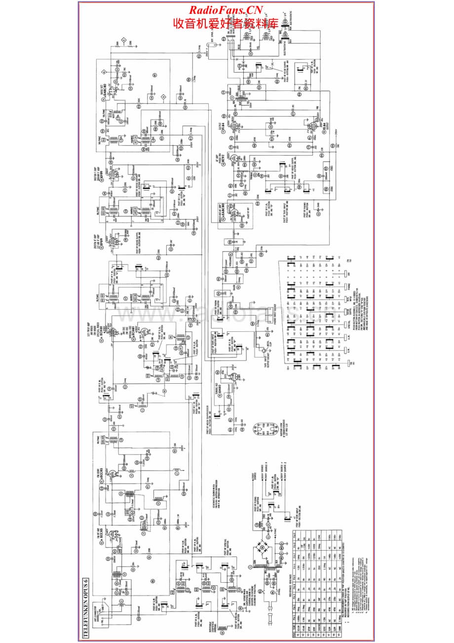 Telefunken-Opus-6-Schematic电路原理图.pdf_第1页