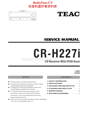 Teac-CR-H227i-Service-Manual电路原理图.pdf