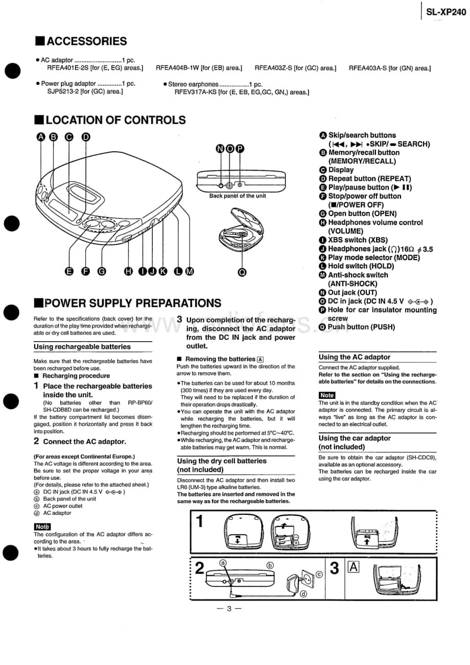 Technics-SLXP-240-Service-Manual电路原理图.pdf_第3页