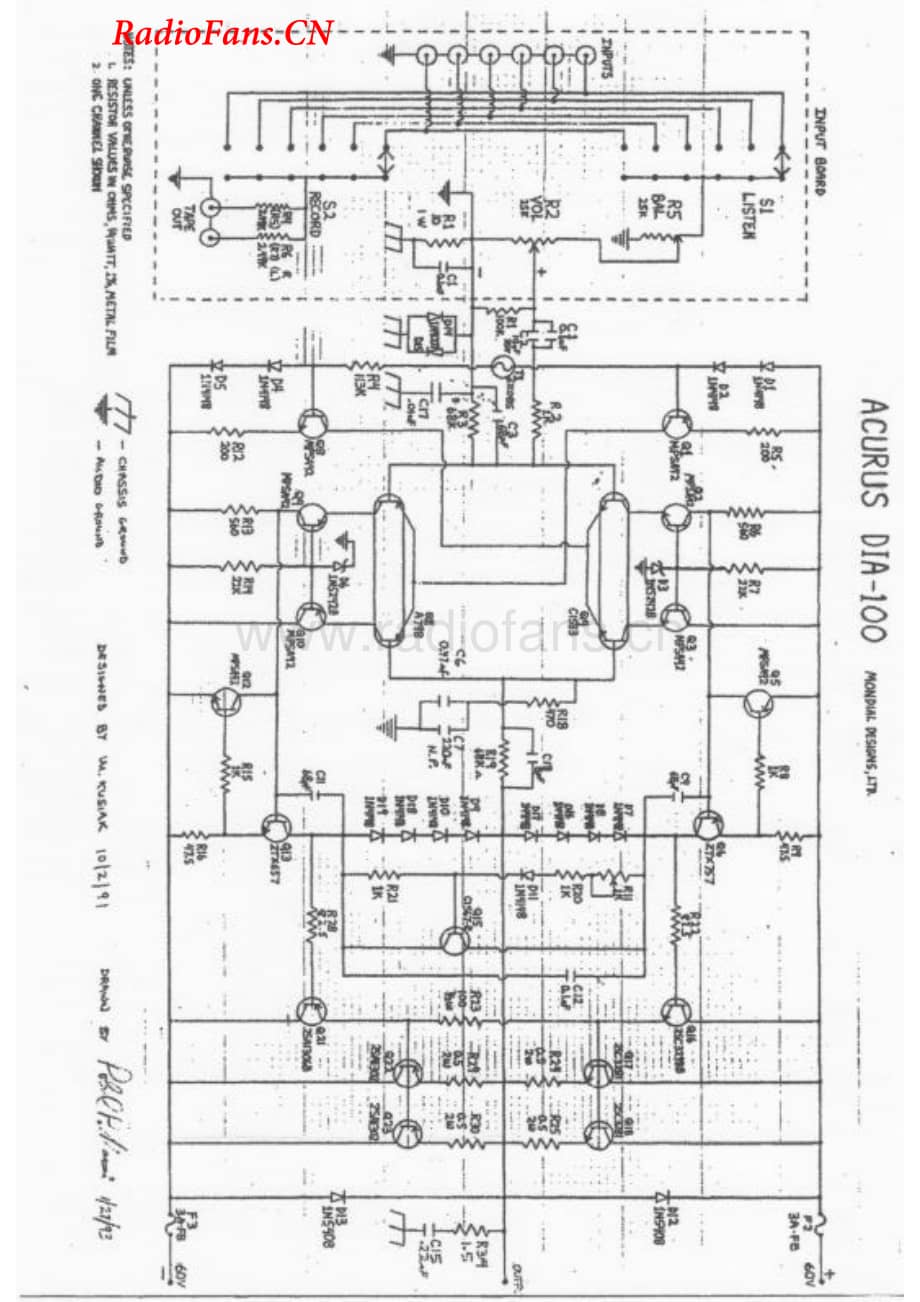 Acurus-DIA100-int-sch维修电路图 手册.pdf_第1页