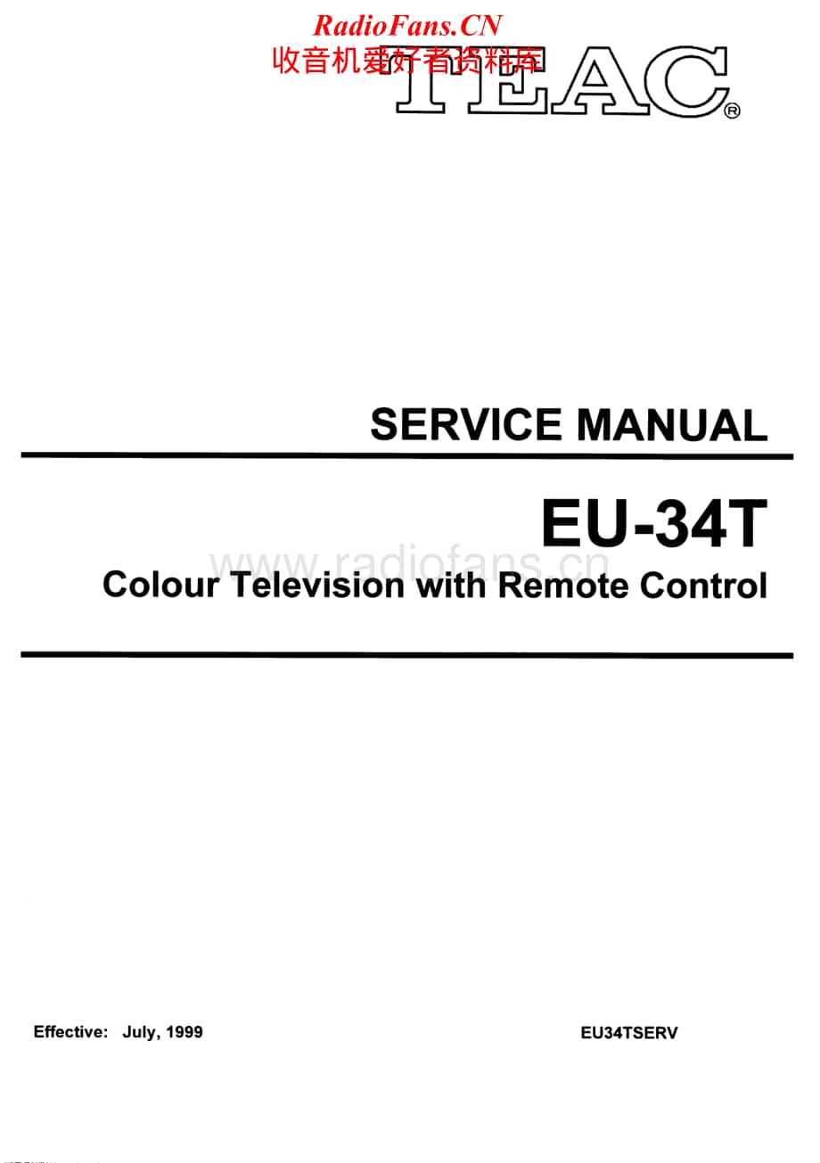 Teac-EU-34-T-Service-Manual电路原理图.pdf_第1页
