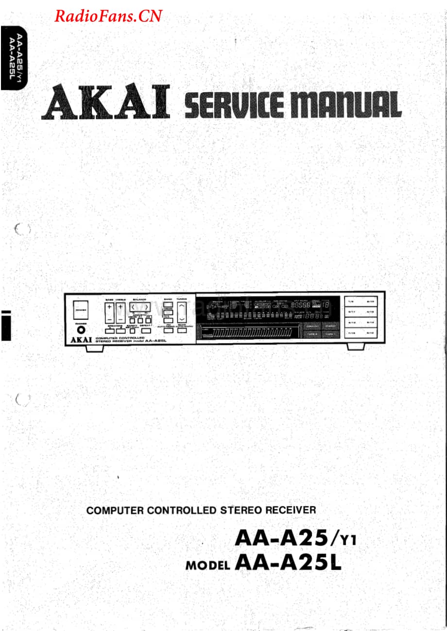Akai-AAA25-rec-sm维修电路图 手册.pdf_第1页