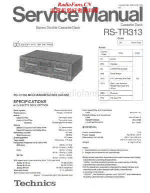 Technics-RSTR-313-Service-Manual电路原理图.pdf