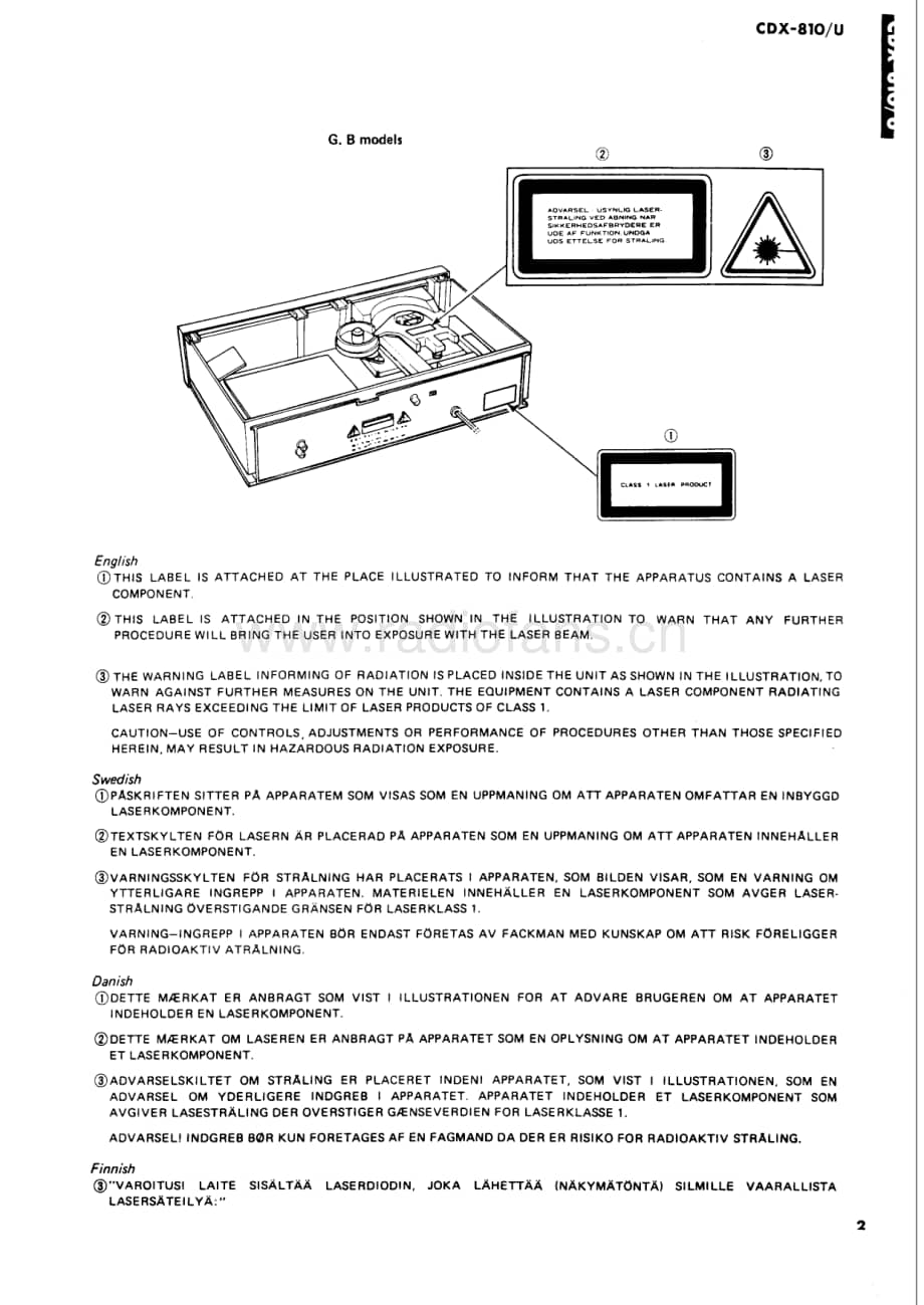 Yamaha-CDX-810-Service-Manual电路原理图.pdf_第3页