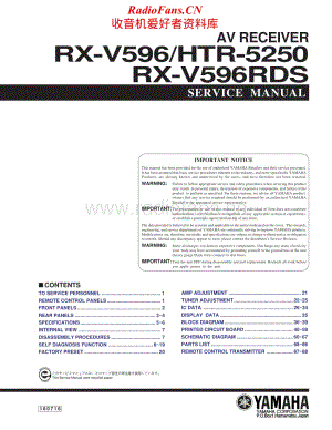 Yamaha-HTR-5250-Service-Manual电路原理图.pdf
