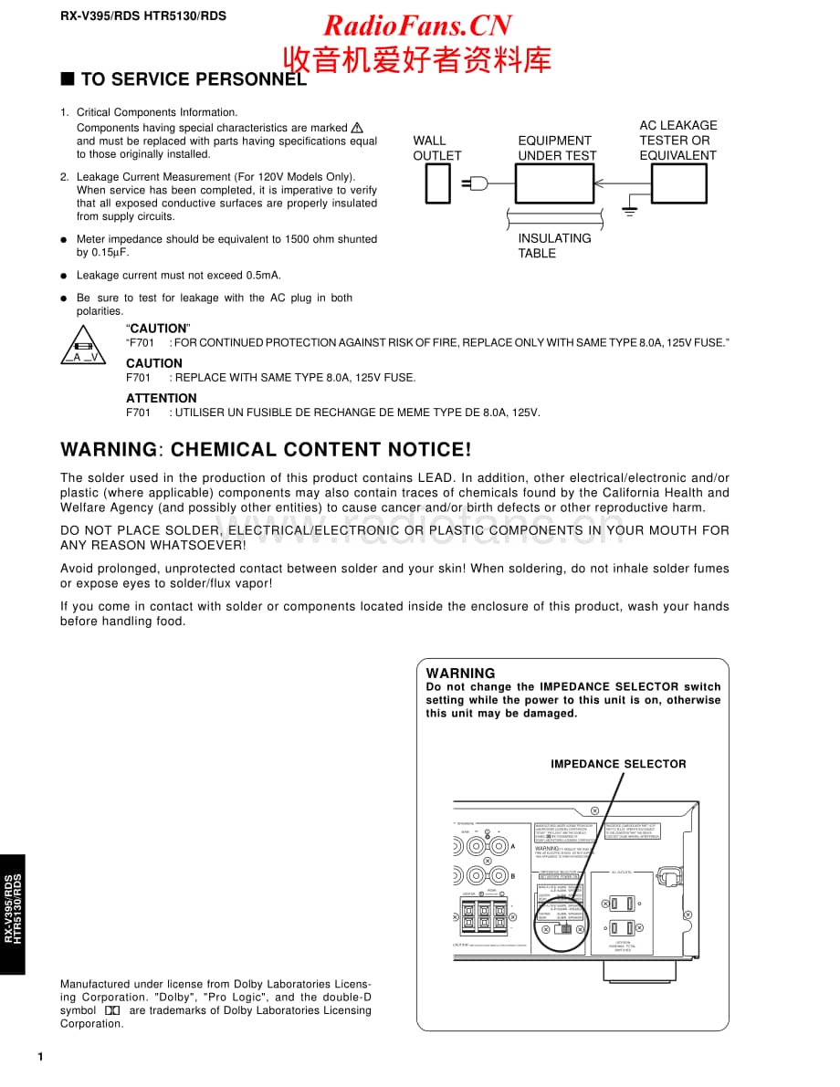 Yamaha-HTR-5130-5130-RDS-Service-Manual电路原理图.pdf_第2页